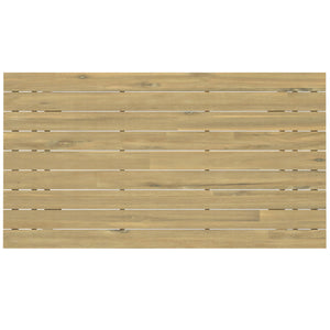 Kona - Outdoor Dining Table - Light Teak