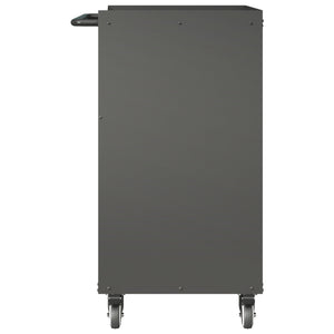 Heavy Duty Metal Storage Cabinet With Wheels 3 Drawer Tool Cabinet For Garage, Office, And Home Organizer Solutions