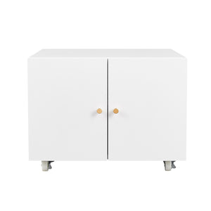 Office Furniture Copier Cabinet 2 Door Steel Copier Stand Mobile Pedestal File Printer Stand