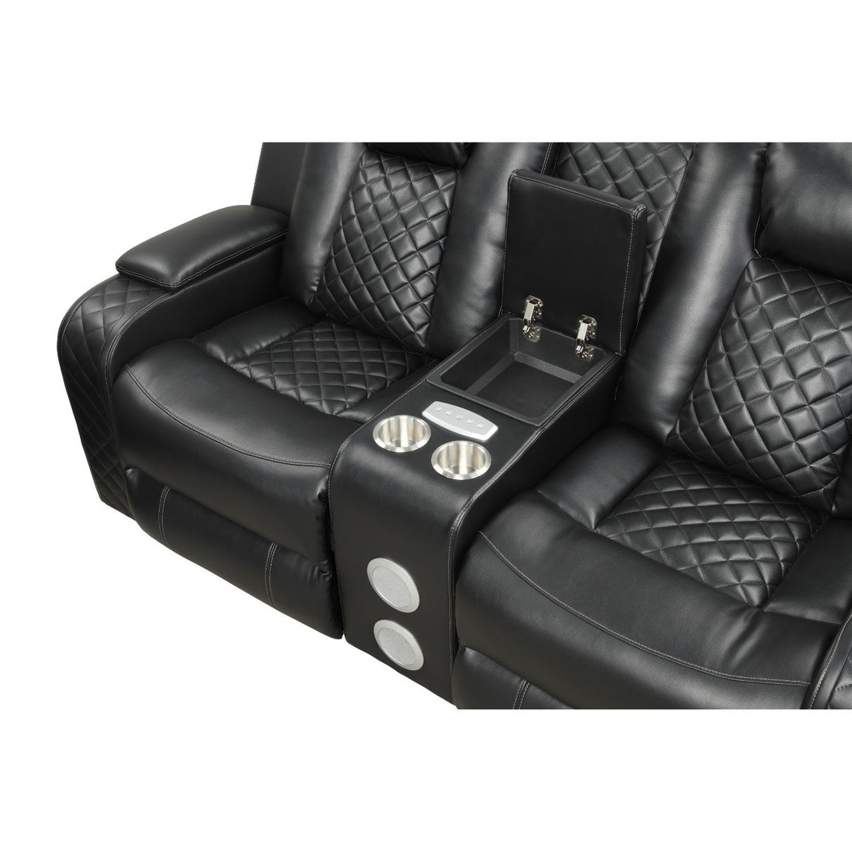 Benz - LED & Power Recliner With Adjustable Headrests And Ambient LED Lighting