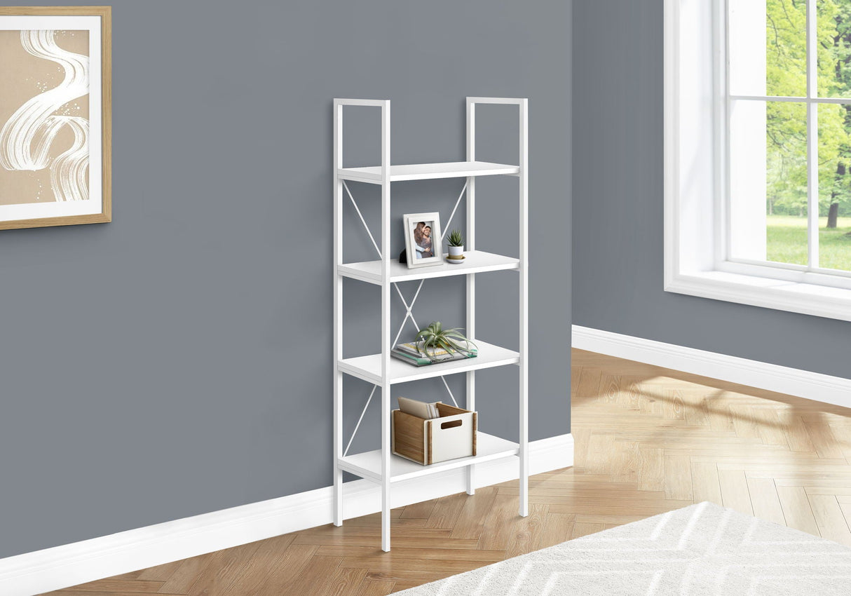 Bookshelf, Bookcase, 4 Tier, Office, Bedroom, Contemporary, Modern - Best Buy Furniture