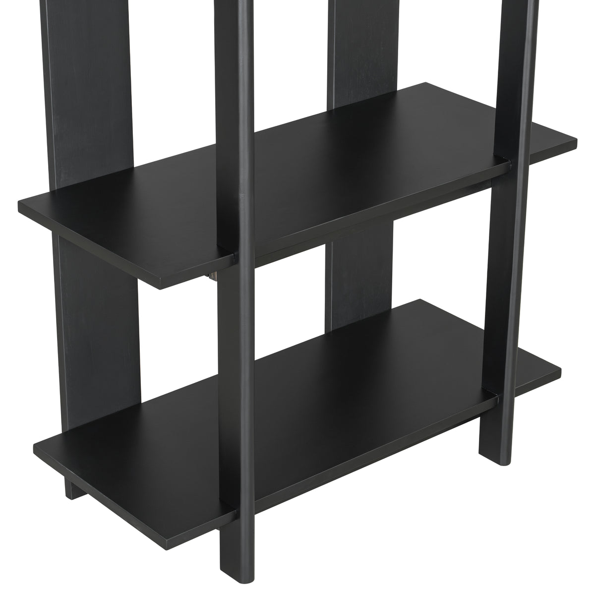 4-Tier Wooden Open Bookcase