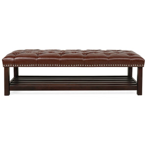 Bedroom End Of Bed Bench Tufted Upholstered End Of Bed Bench End Of Bed Entrance Shoe Bench With Nailhead Trim And Shelf Bedroom Upholstered Bench Living Room Shoe Rack Footstool
