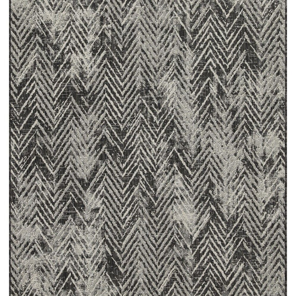 Sunshine - 5'3" X 7'3" Indoor & Outdoor Area Rug - Anthracite
