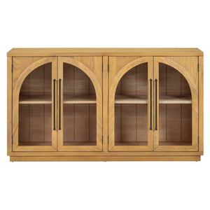 TREXM 4-Door Large Storage Sideboard Buffet Cabinet