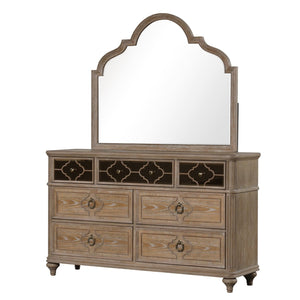 1 Piece Dresser, Dovetail Drawers, Bedroom Furniture - Oak / Rustic