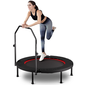 YC 40 Inch Foldable Trampoline with Handle - Standard Spring