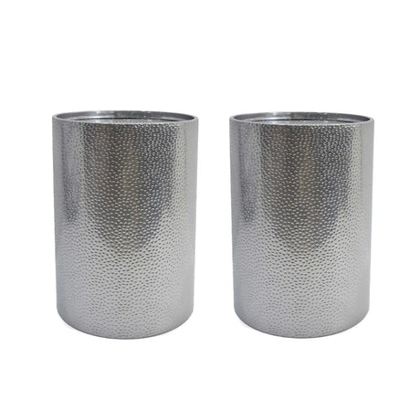 Modern Round Accent Table With Hammered Surface - Best Buy Furniture