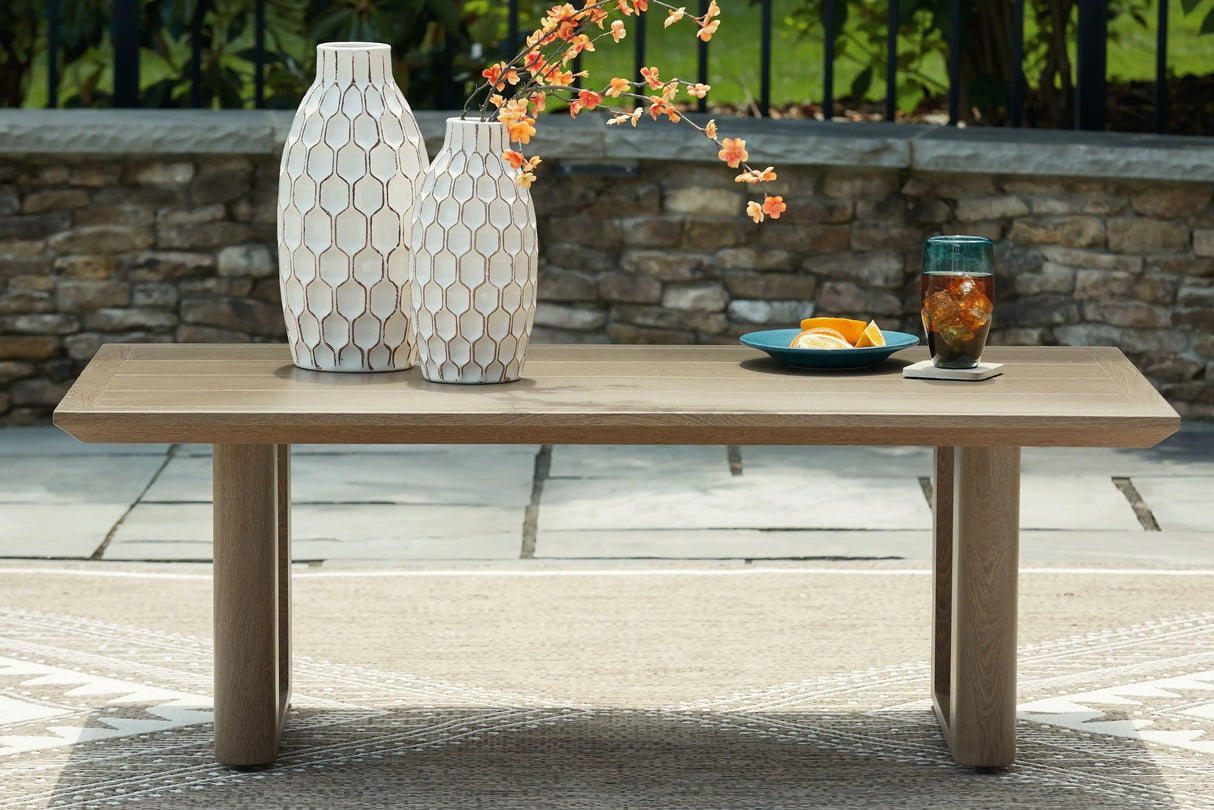 Serene Bay - Rectangular Cocktail Table - Dark Brown - Best Buy Furniture