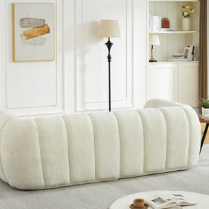 Modern Sofa With Piano Key Backrest