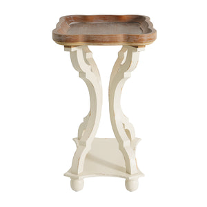 End Table Natural White