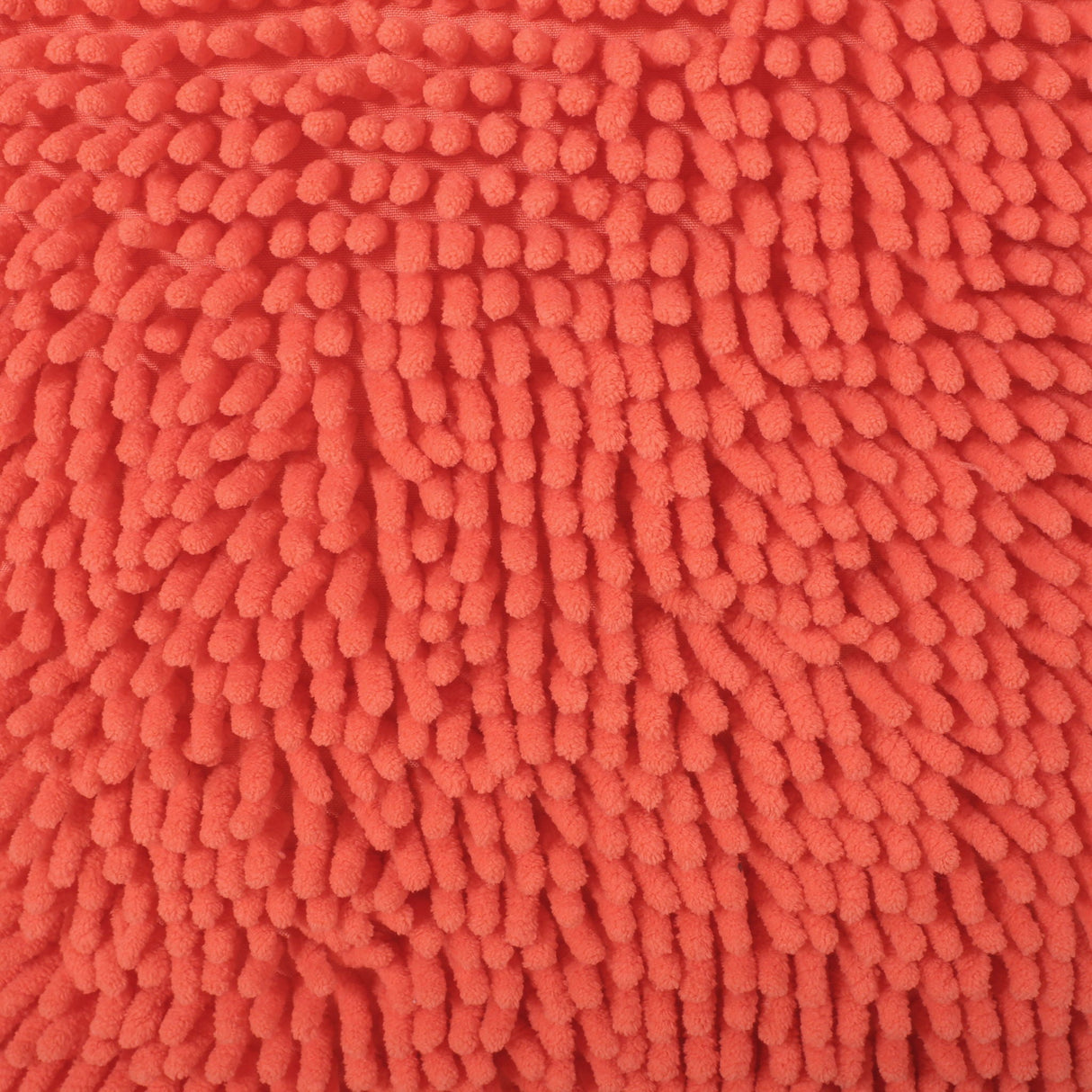 Sunny Square Pouf - Versatile Ottoman or Floor Cushion in Coral