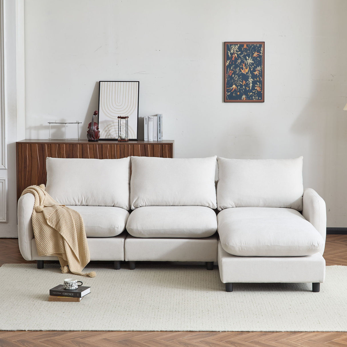 Oversize Modular Free Combination Sectional Sofa Couch With Ottoman For Living Room - Best Buy Furniture