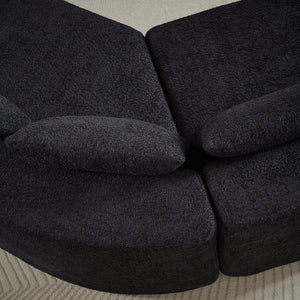 Modular Sofa Set in Chenille Fabric