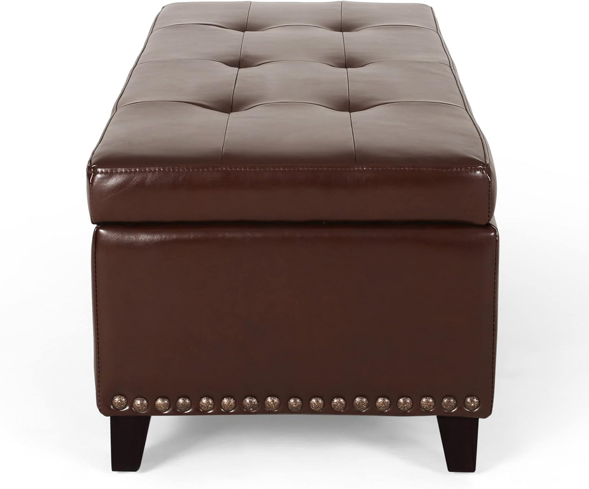 51 Inch Large Ottoman with Storage Bench