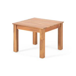 Halcyon - Outdoor Side Table With Slat Design - Best Buy Furniture