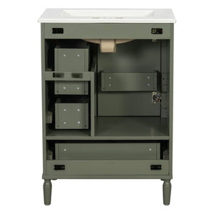 Traditional Bathroom Vanity Set With Soft Close Doors