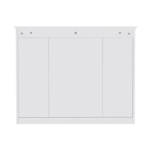Wall Mounted Medicine Cabinet With Mirror, Storage Cabinet Featuring 6 Open Shelves And Adjustable Interior