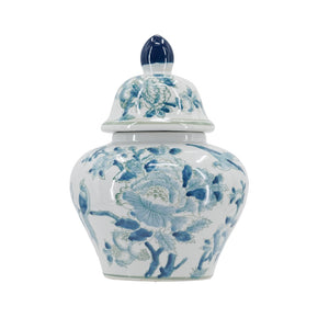 7.9x6.3x13" Porcelain Ginger Jar