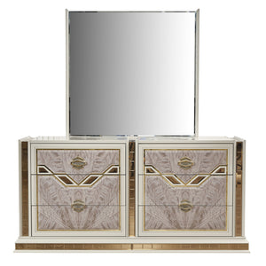 Omari - 6 Drawer Dresser - Beige