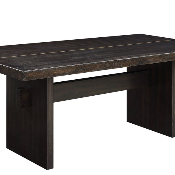 Jaramillo - Rustic Dining Table - Espresso / Gold - Best Buy Furniture