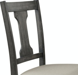 Wallace - Side Chair (Set of 2) - Tan / Weathered Gray - Best Buy Furniture