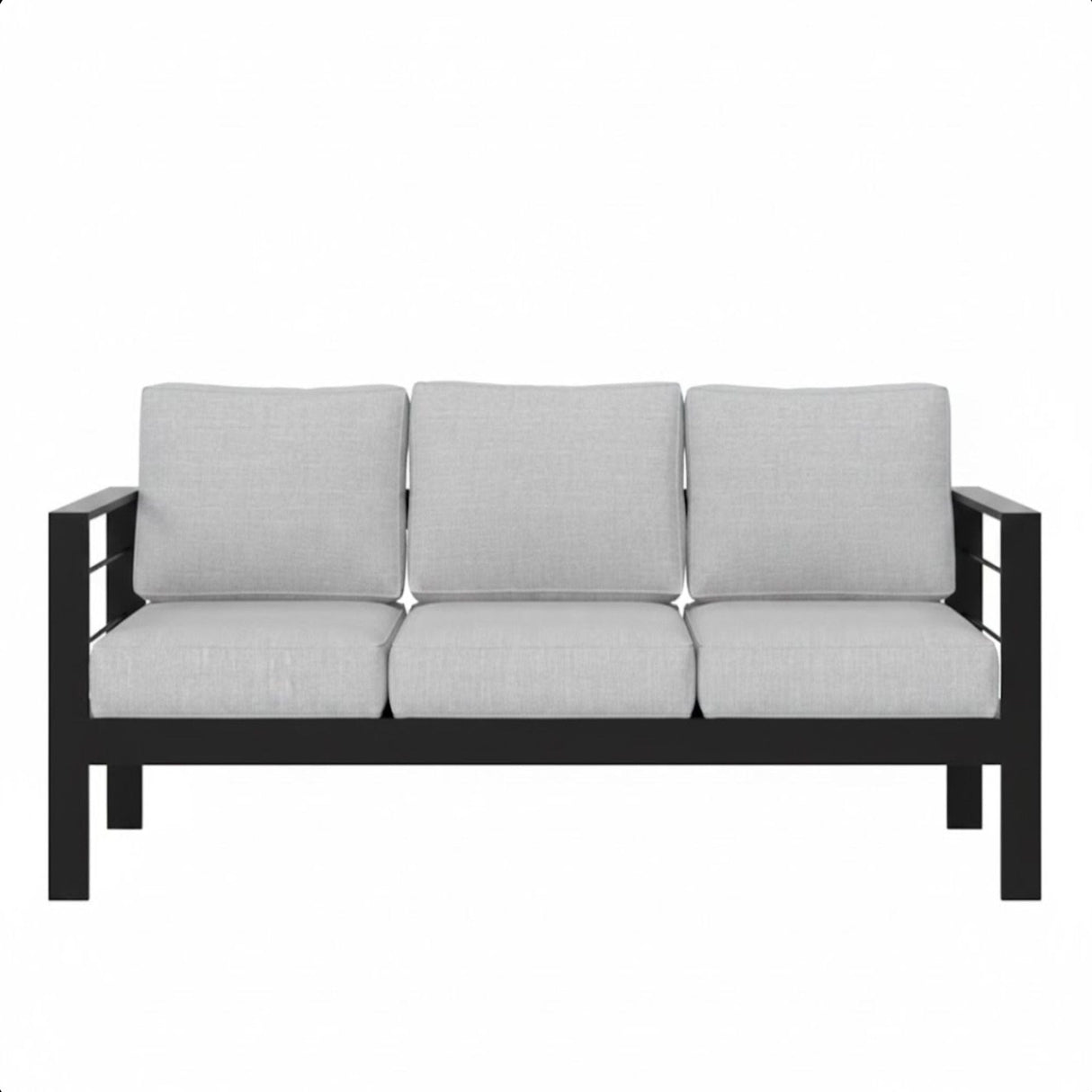 All-Weather Patio Sofa & Cushions, 3 Seat Outdoor Couch