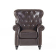 Contemporary Style Push Back Recliner With Button Tufted Stitching And Nailhead Trim - Best Buy Furniture