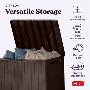 30 Gallon Resin Outdoor Storage Box