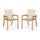 Belfast - Dining Chair With Acacia Wood Frame And Mesh Seating (Set of 2) - Best Buy Furniture