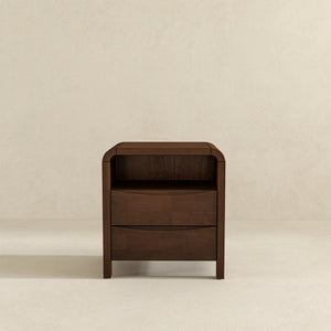 Lionel - Nightstand 2 Drawer - Brown