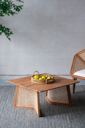 Teak Coffee Table - Natural Wood / Brown