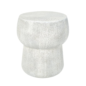 U_Style Outdoor Patio Accent Table with Crack Process