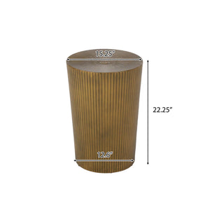 Langseth - Iron Sunburst Side Table Modern Design