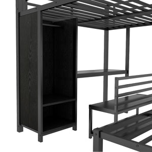 Queen Over Queen Size Bunk Bed Frame