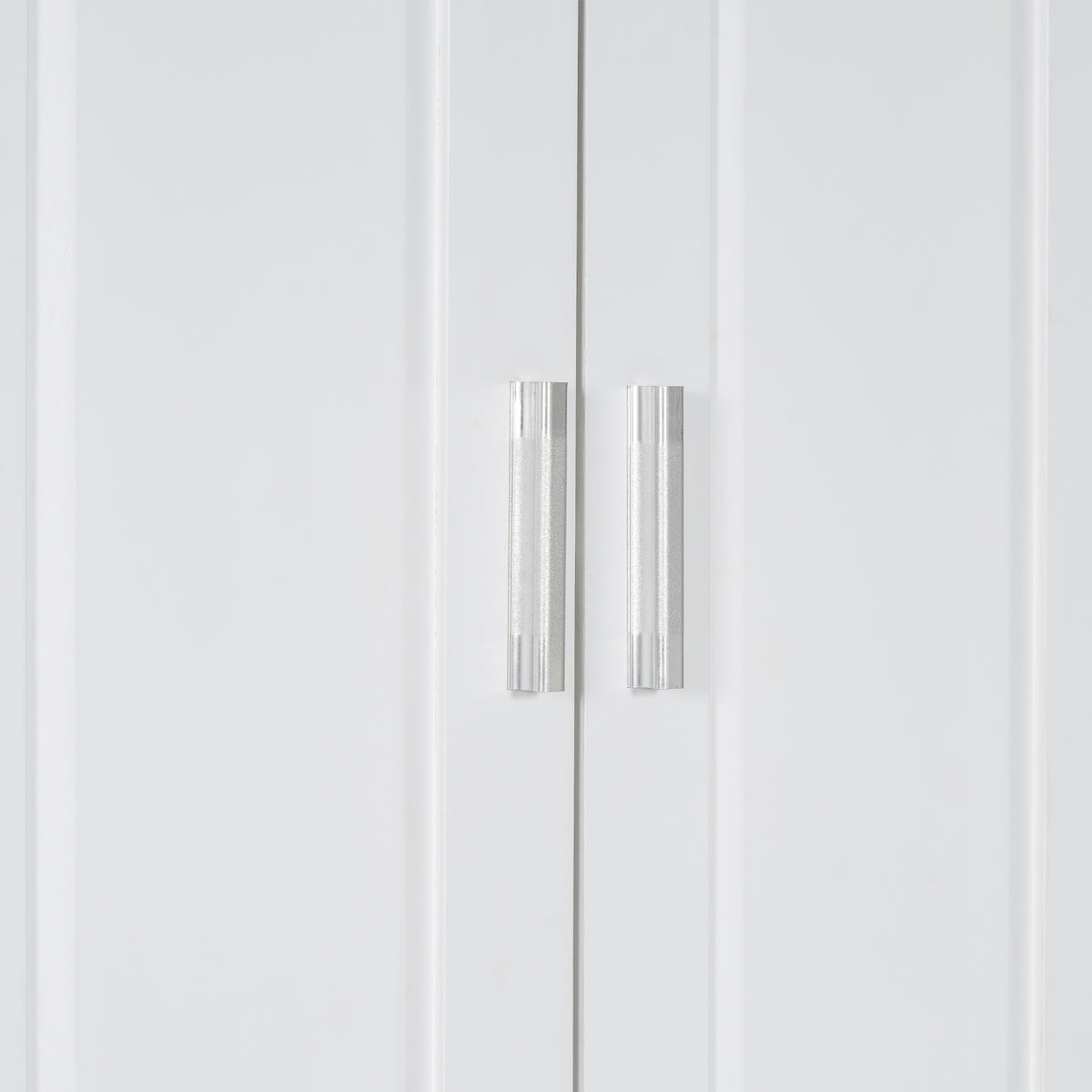 Tall Bathroom Cabinet with Laundry Basket