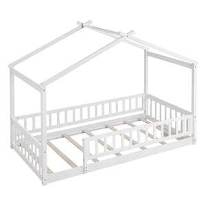 Bed House Bed Frame With Fence