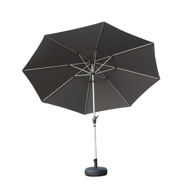 9FT Patio Umbrella, Outdoor Table Umbrella with Push Button Tilt and Crank, UV Protection Waterproof Market Sun Umbrella