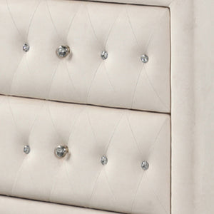 Sophia - 2 Drawer Upholstered Nightstand
