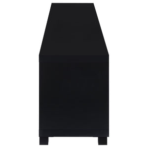 Arnaud - 3 Piece TV Stand Set With Storage - Black