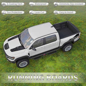 Heavy-Duty Steel Running Boards for Dodge Ram Crew Cab