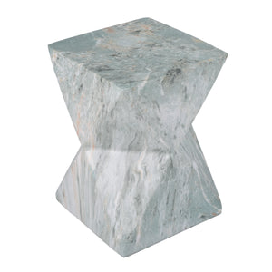 Modern Geometric Hourglass Accent Table
