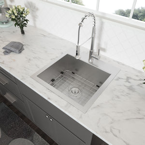 Stainless Steel Drop In Kitchen Sink, Topmount