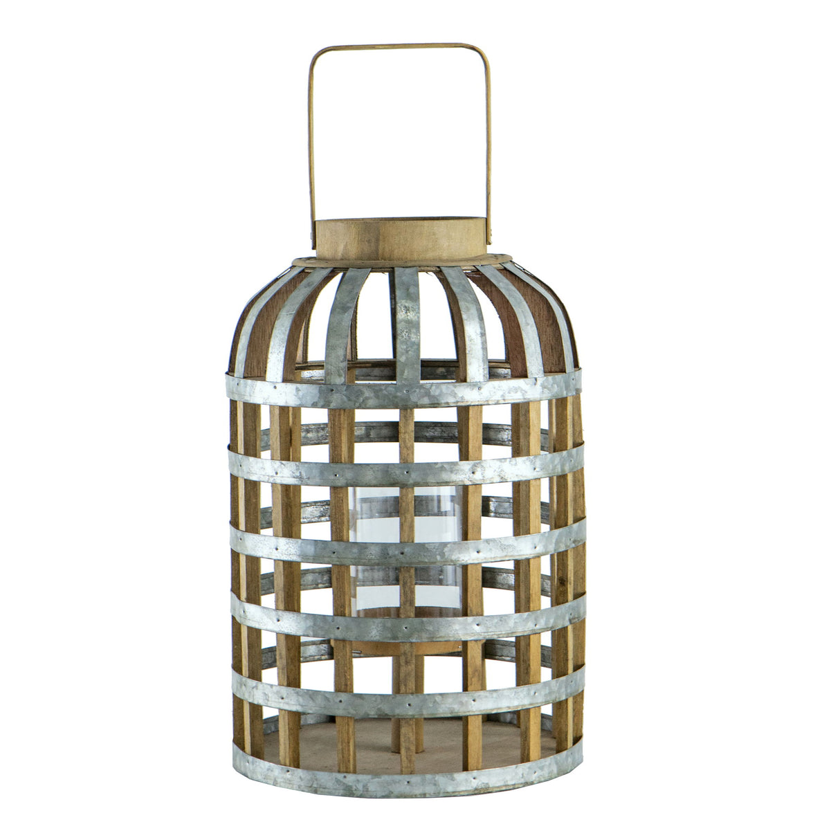 Decorative Lantern With Handle, Wooden Lantern For Indoor Outdoor, Home Garden Wedding