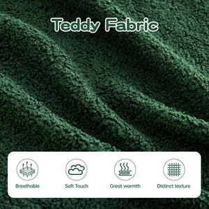 106" Teddy Fabric Boneless Sofa