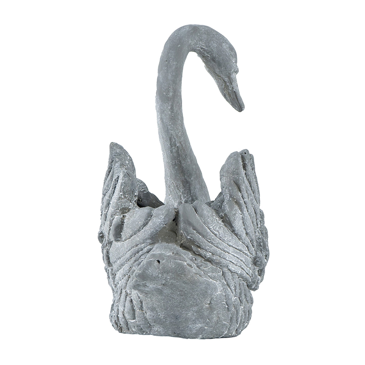 16.5x9x15.5" Mgo Swan Planter
