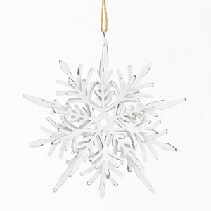 Iron Snowflake Hanger - Set of 6