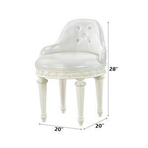 Dorothy - Vanity Chair With Swivel Chair Only - Ivory