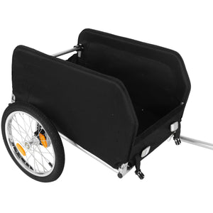 Heavy-Duty Bike Cargo Trailer with Removable Waterproof Cover