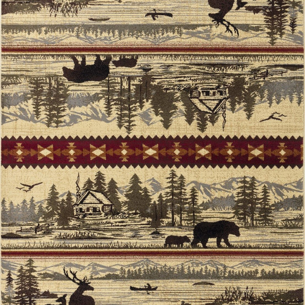 Nature's Nest - GC_CBL3005 Lodge Area Rug